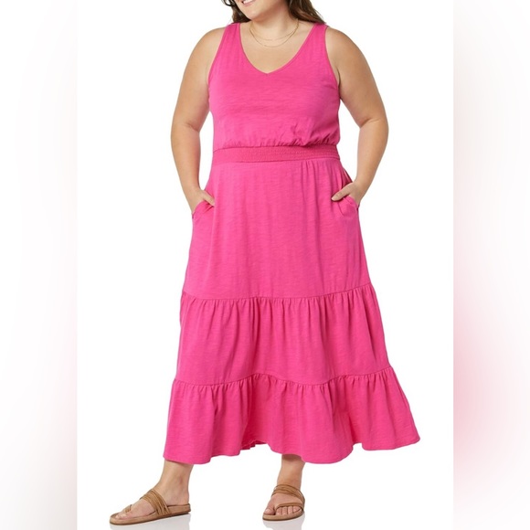 Amazon Essentials Dresses & Skirts - NWT Amazon Essentials Sleeveless Elastic Waist Summer Maxi Dress Size Small